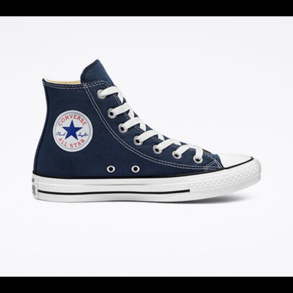 Navy converse